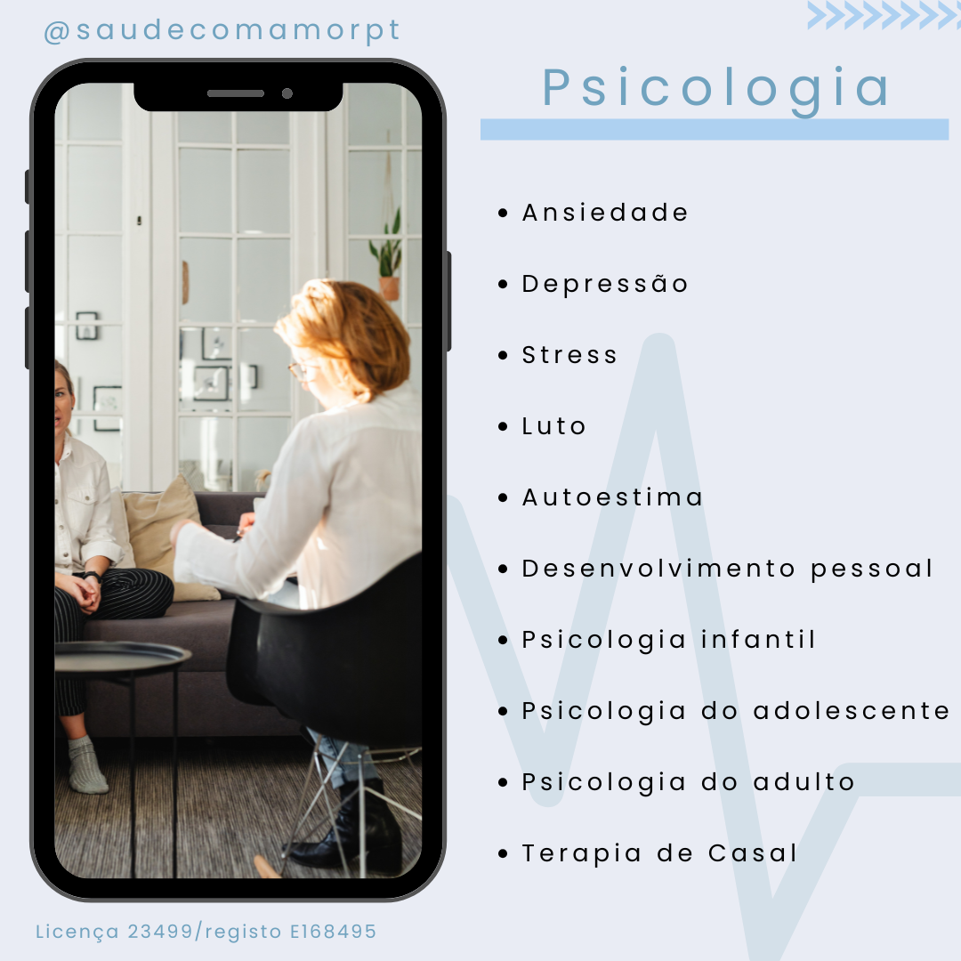 Psicologia — serviços disponíveis na Clínica Saúde com Amor