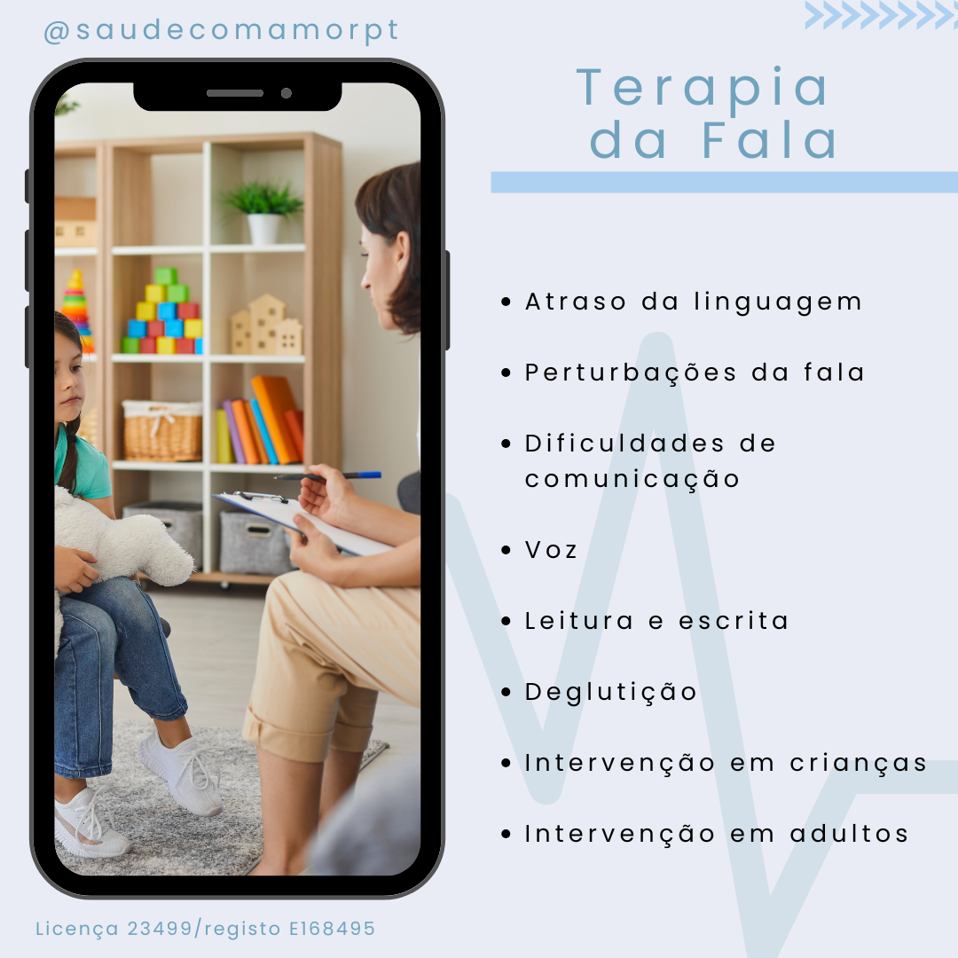 Terapia da Fala — serviços disponíveis na Clínica Saúde com Amor
