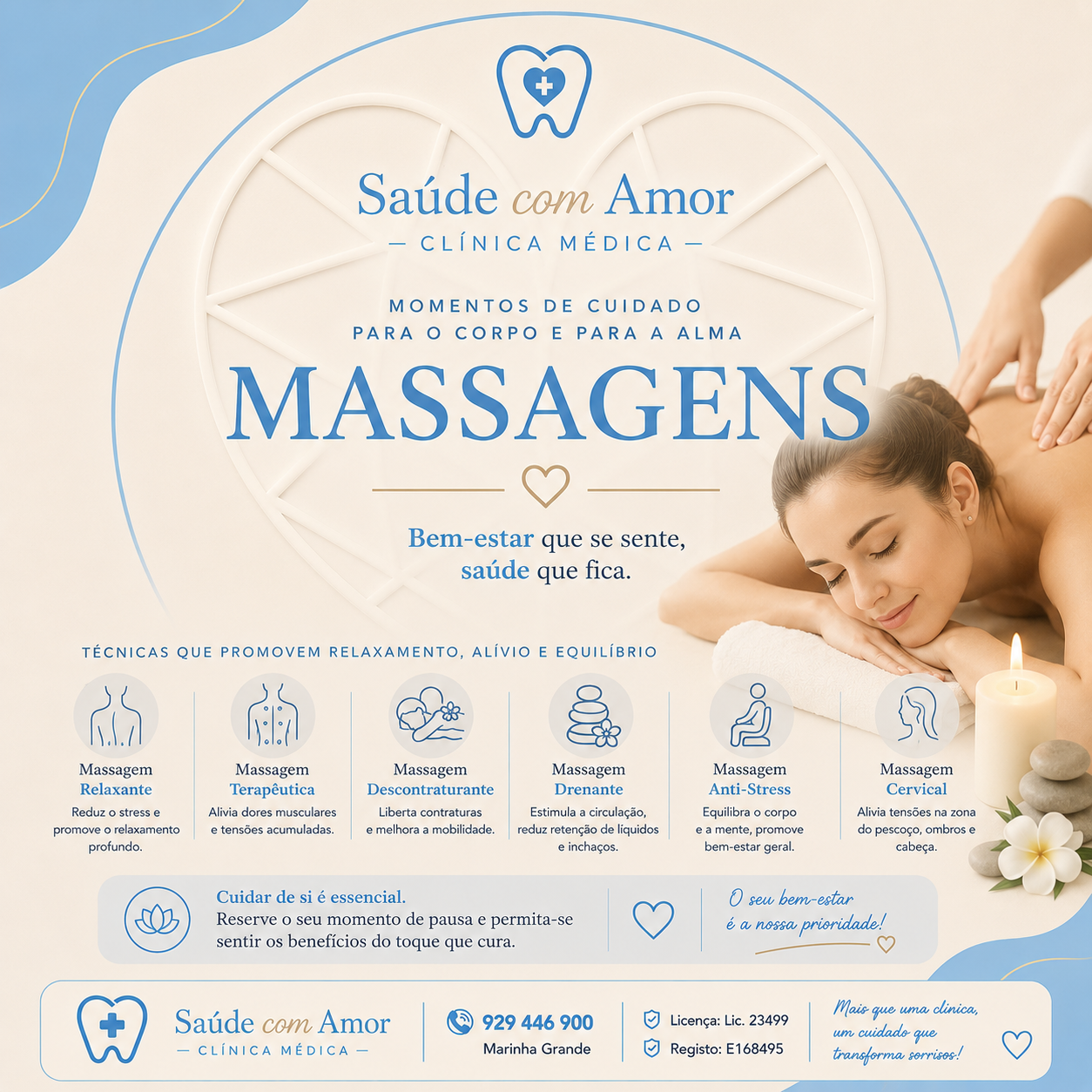 Massagens — Clínica Saúde com Amor