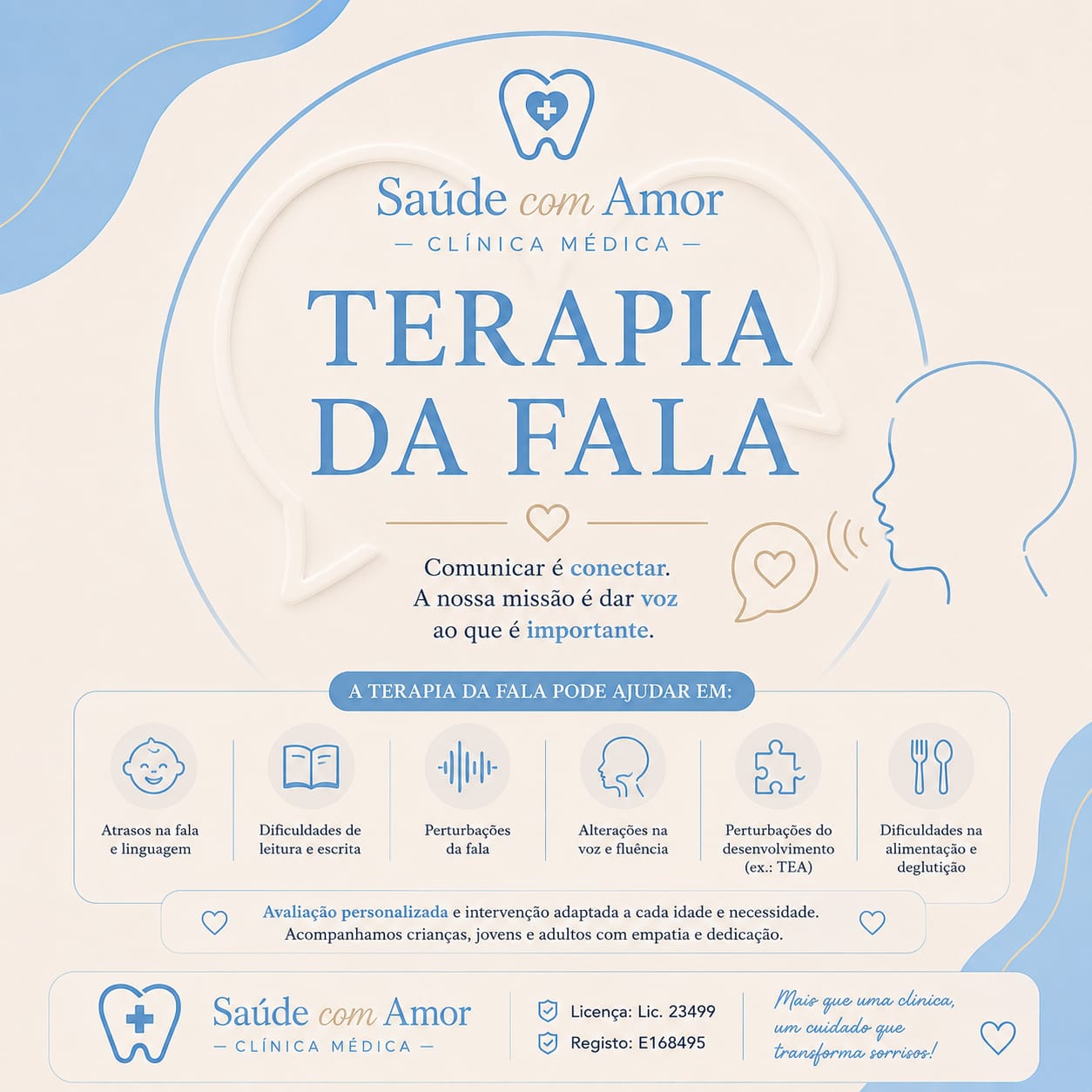 Terapia da Fala — Clínica Saúde com Amor