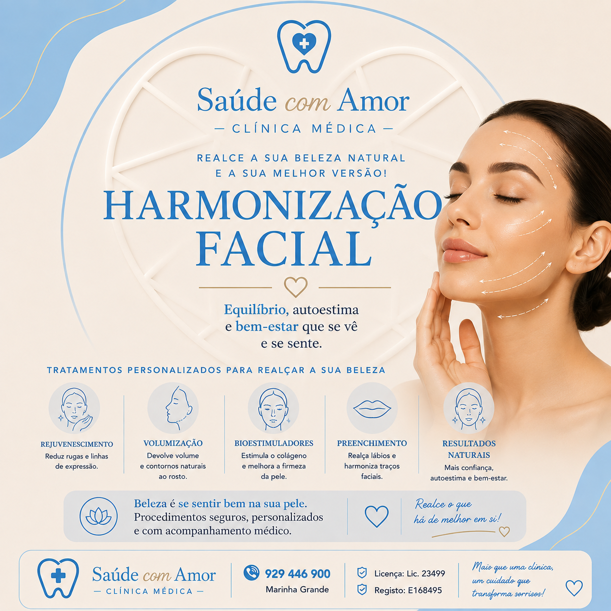 Harmonização Facial — Clínica Saúde com Amor