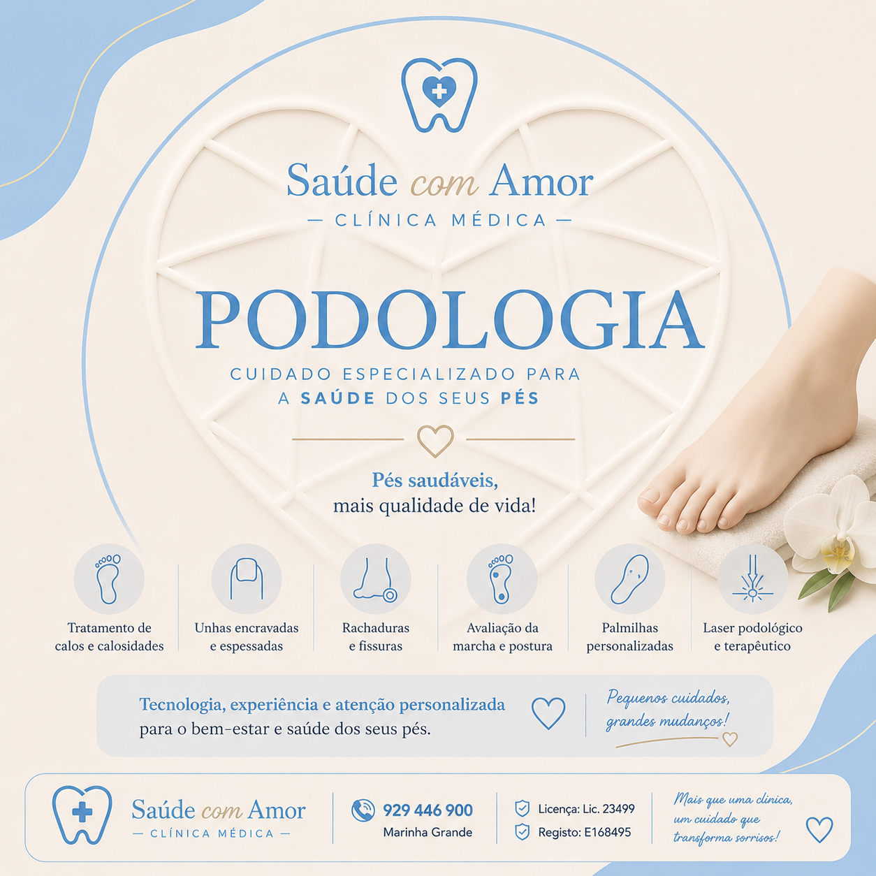 Podologia — Clínica Saúde com Amor