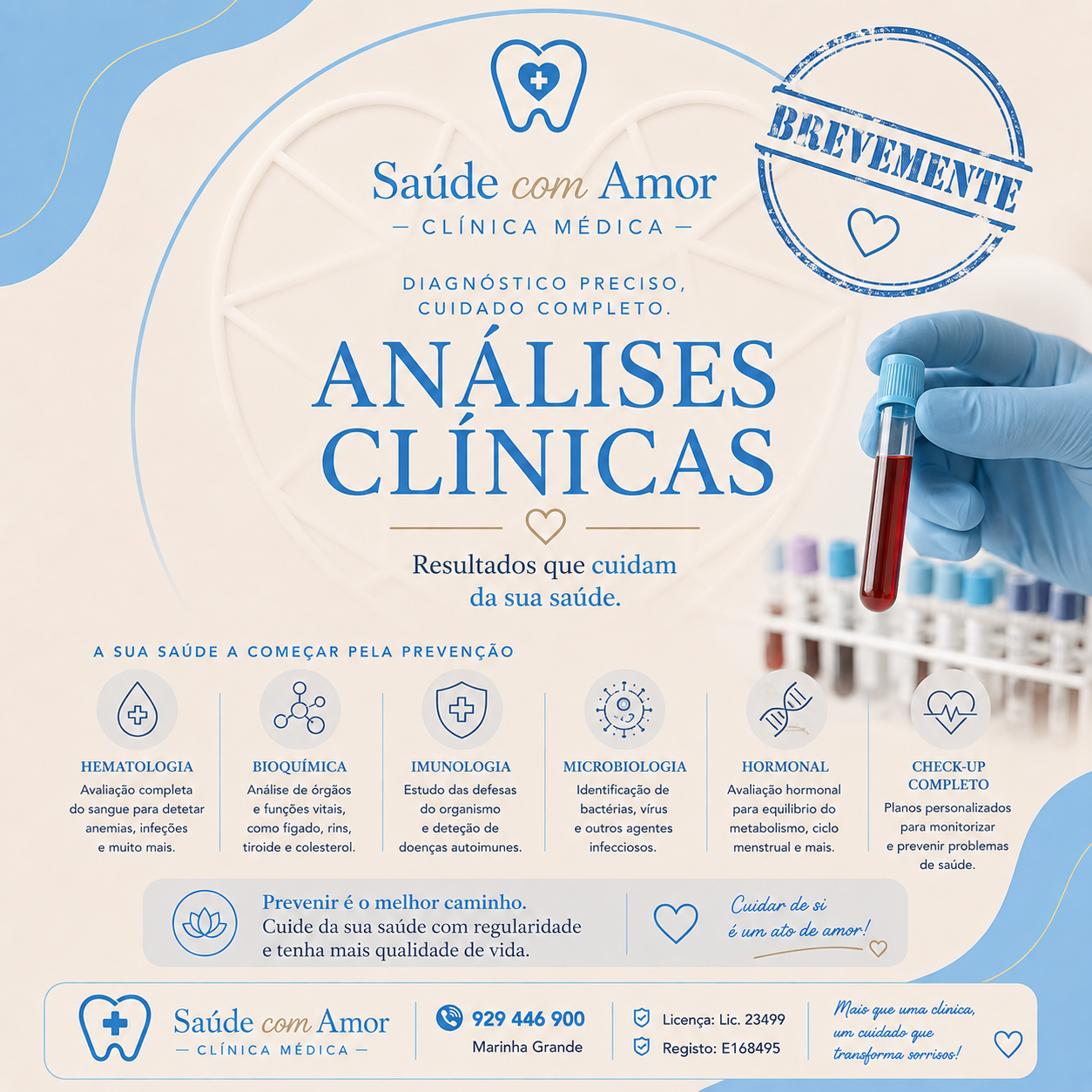 Análises Clínicas — Clínica Saúde com Amor